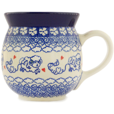 Polish Pottery Bubble Mug 16 oz