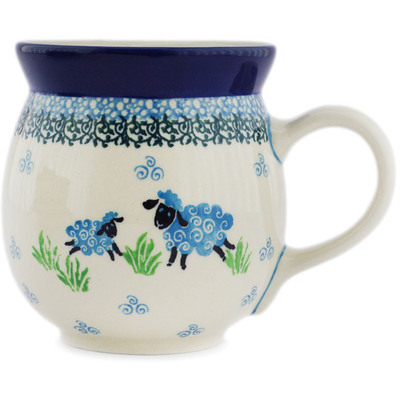 Polish Pottery Bubble Mug 16 oz