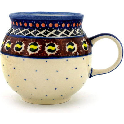 Polish Pottery Bubble Mug 16 oz