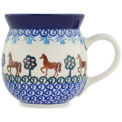 Polish Pottery Bubble Mug 16 oz