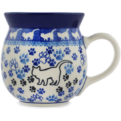 Polish Pottery Bubble Mug 16 oz