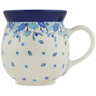Polish Pottery Bubble Mug 16 oz Icy Branches