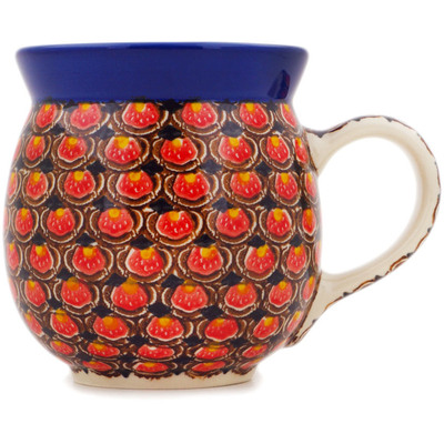 Polish Pottery Bubble Mug 16 oz Later Gator UNIKAT