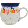 Polish Pottery Bubble Mug 16 oz Life's A Peach
