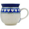 Polish Pottery Bubble Mug 16 oz Light Hearted