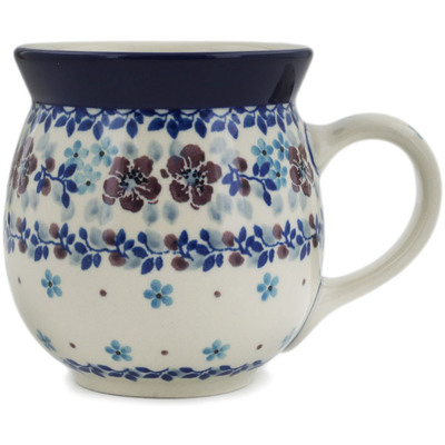 Polish Pottery Bubble Mug 16 oz Lilac Delight