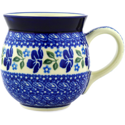 Polish Pottery Bubble Mug 16 oz Lovely Surprise