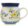 Polish Pottery Bubble Mug 16 oz Majestic Creature UNIKAT