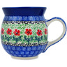 Polish Pottery Bubble Mug 16 oz Maraschino