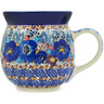 Polish Pottery Bubble Mug 16 oz Meadow Of Jewels UNIKAT