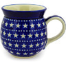 Polish Pottery Bubble Mug 16 oz Midnight Stars