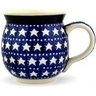 Polish Pottery Bubble Mug 16 oz Midnight Stars