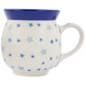 Polish Pottery Bubble Mug 16 oz Night Sky