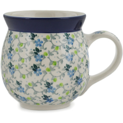 Polish Pottery Bubble Mug 16 oz Nostalgic Ivy