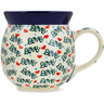 Polish Pottery Bubble Mug 16 oz One Love
