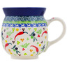 Polish Pottery Bubble Mug 16 oz Pepper Perfection UNIKAT