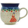 Polish Pottery Bubble Mug 16 oz Princess In A Red Dress