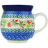 Polish Pottery Bubble Mug 16 oz Royal Fall UNIKAT