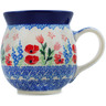 Polish Pottery Bubble Mug 16 oz Sidewalk Sights