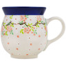 Polish Pottery Bubble Mug 16 oz Spring Branch UNIKAT
