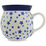 Polish Pottery Bubble Mug 16 oz Starlit