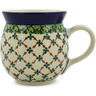 Polish Pottery Bubble Mug 16 oz Stemming Gate