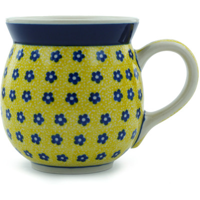 Polish Pottery Bubble Mug 16 oz Sunshine