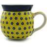 Polish Pottery Bubble Mug 16 oz Sunshine