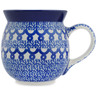 Polish Pottery Bubble Mug 16 oz Taurus