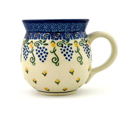 Polish Pottery Bubble Mug 16 oz Tuscan Dreams