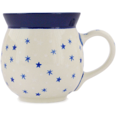 Polish Pottery Bubble Mug 16 oz Twinkling