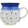 Polish Pottery Bubble Mug 16 oz Twinkling Stars