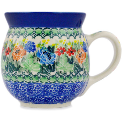 Polish Pottery Bubble Mug 16 oz UNIKAT