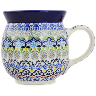 Polish Pottery Bubble Mug 16 oz UNIKAT