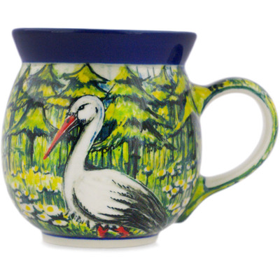 Polish Pottery Bubble Mug 16 oz UNIKAT