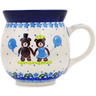 Polish Pottery Bubble Mug 16 oz UNIKAT