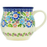 Polish Pottery Bubble Mug 19 oz Playground Meadow UNIKAT