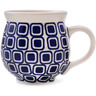 Polish Pottery Bubble Mug 19 oz Sixties Simplicity UNIKAT