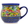 Polish Pottery Bubble Mug 19 oz Spring Is Coming UNIKAT