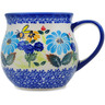 Polish Pottery Bubble Mug 20 oz Summer Bees UNIKAT