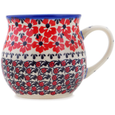 Polish Pottery Bubble Mug 21 oz Hawaiian Bliss