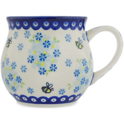 Polish Pottery Bubble Mug 21 oz UNIKAT
