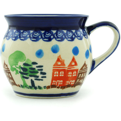 Polish Pottery Bubble Mug 5 oz In The Neighborhood