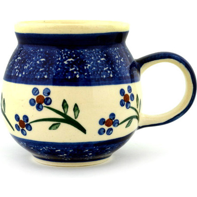 Polish Pottery Bubble Mug 7 oz Whimsical
