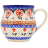 Polish Pottery Bubble Mug 8 oz Amarillo