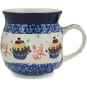 Polish Pottery Bubble Mug 8 oz Birthday Cupcakes