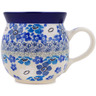 Polish Pottery Bubble Mug 8 oz Blossom Breeze UNIKAT