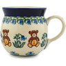 Polish Pottery Bubble Mug 8 oz Childrens Baby Bear