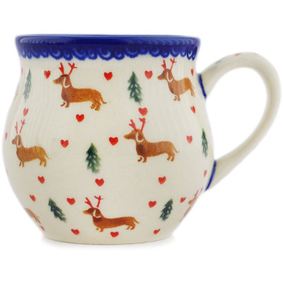 Polish Pottery Bubble Mug 8 oz