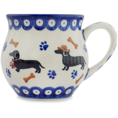 Polish Pottery Bubble Mug 8 oz